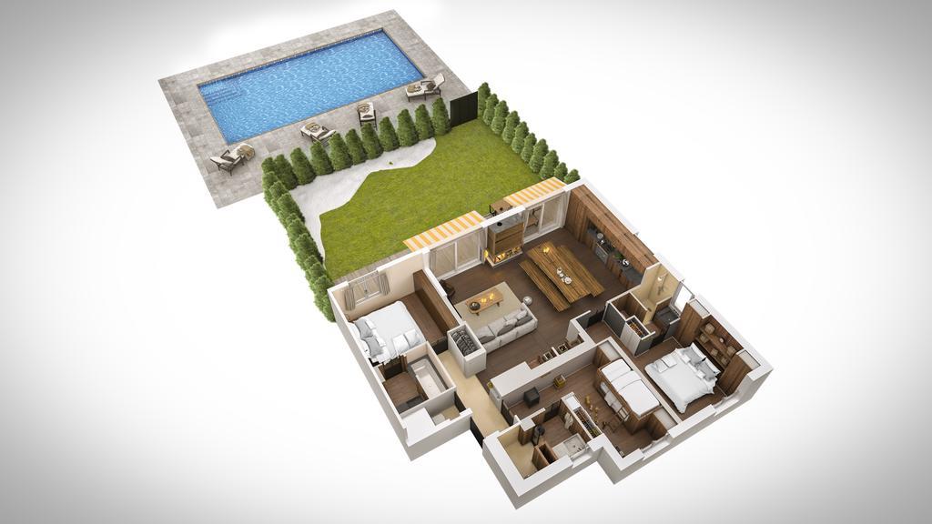 Appartement Flocon De Nell Megève Dış mekan fotoğraf